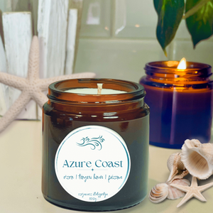 Azure Coast  - tengerillatú szójagyertya, Otthon & Életmód, Gyertya, illat, aroma, Gyertya, Gyertya-, mécseskészítés, MESKA