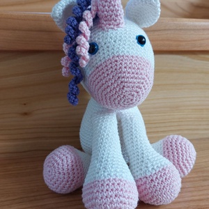 Amigurumi unikornis, Játék & Sport, Plüssállat & Játékfigura, Unikornis, , MESKA