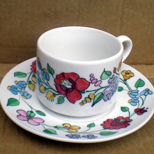 Kalocsai mintás kávéskészlet Katka0205-nek félretéve! -  - Meska.hu