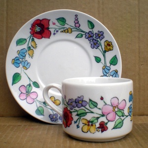 Kalocsai mintás kávéskészlet Katka0205-nek félretéve! -  - Meska.hu