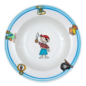 Kalózos étkészlet - otthon & életmód - konyhafelszerelés, tálalás - tálalás - tányér & étkészlet - Meska.hu