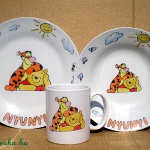 Micimackós étkészlet megrendelésre -  - Meska.hu