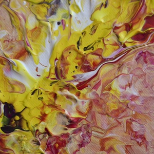 Joy - különleges akrilfestmény 30x30 cm -  - Meska.hu