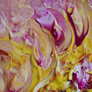 Joy - különleges akrilfestmény 30x30 cm -  - Meska.hu