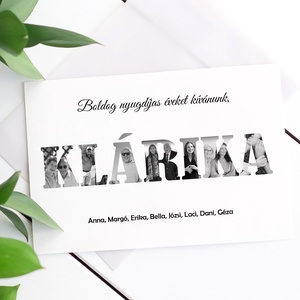 Szerkeszthető nyugdíjas búcsúajándék, fekete-fehér grafika saját fotókkal (digitálisan vagy fotópapíron) nyugdíjba vonul - művészet - grafika & illusztráció - digitális - Meska.hu