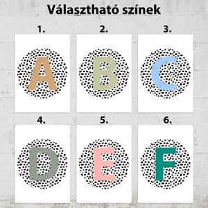 Bohém kezdőbetű dekor digitálisan, fotópapírra nyomtatva vagy keretezve (A/4) - otthon & életmód - dekoráció - fali és függő dekoráció - betű & név - Meska.hu