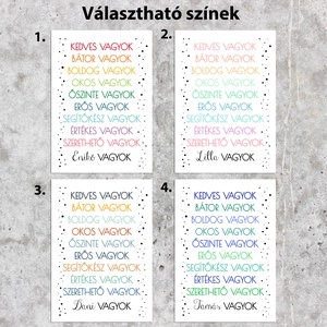Szivárványos motiváló, erősítő, lelkesítő feliratok - dekor - pozitivitás, iskolakezdés - bátor vagyok - otthon & életmód - dekoráció - fali és függő dekoráció - felirat - Meska.hu