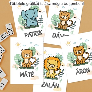 Névre szóló zebrás kép gyerekeknek digitálisan, fotópapírra nyomtatva vagy keretezve, névtábla - otthon & életmód - dekoráció - fali és függő dekoráció - betű & név - Meska.hu
