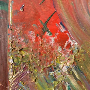 Új dimenzió olajfestmény 30x50cm-es vászonfestmény + ingyen posta - művészet - festmény - olajfestmény - Meska.hu