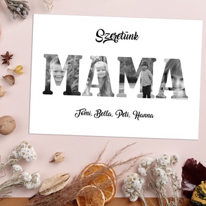 Szeretünk DÉDI! Fekete-fehér grafika saját fotókkal (digitálisan, fotópapíron vagy keretezve A/4) - művészet - grafika & illusztráció - digitális - Meska.hu