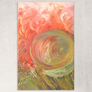 Új dimenzió olajfestmény 30x50cm-es vászonfestmény + ingyen posta - művészet - festmény - olajfestmény - Meska.hu