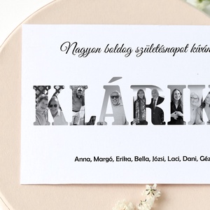 Születésnapi ajándék saját fotókkal - fekete-fehér vagy színes grafika (digitálisan vagy fotópapíron) letisztult - művészet - grafika & illusztráció - digitális - Meska.hu