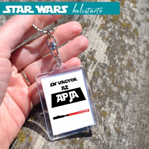Star Wars-os kulcstartó, kétoldalasan, a gyerek(ek) nevével/neveivel; angolul vagy magyarul - táska & tok - kulcstartó & táskadísz - kulcstartó - Meska.hu