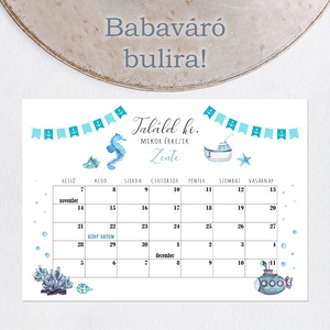 Babaváró bulira: Találd ki, mikor érkezik a csöppség! Játék - A/4-es digitálisan vagy matt fotópapíron - otthon & életmód - papír, írószer - babanapló - Meska.hu