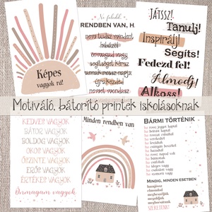 Motiváló, bátorító dekor print iskolásoknak A/4-es méretben (fotópapírra nyomtatva vagy keretezve) , Otthon & Életmód, Dekoráció, Fali és függő dekoráció, Falra akasztható dekor, Fotó, grafika, rajz, illusztráció, MESKA