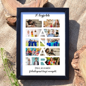 Fotókollázs a legjobb tanárnak! 10 db fényképpel, egyedi felirattal - színes vagy fekete-fehér grafika, print - művészet - grafika & illusztráció - digitális - Meska.hu