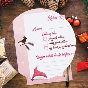 Nyomtatható levél a Mikulásnak (digitális file) kétféle színvariációban. Nyomtasd ki és írjatok levelet a Mikulásnak! - otthon & életmód - papír, írószer - ajándékozás kellékei - képeslap, üdvözlőlap - Meska.hu