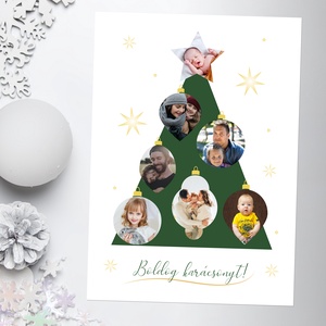Karácsonyfás grafika A/4-es méretben (digitális kép vagy fotópapírra nyomtatva, keretezve) Boldog karácsonyt! - karácsony - karácsonyi ajándékozás - karácsonyi képeslap, üdvözlőlap, ajándékkísérő - Meska.hu