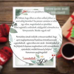 Aranyos levél a Mikulástól - névre szólóan (digitális kép vagy levélpapírra nyomtatva A/4-es méretben) - karácsony - mikulás - mikulás ajándékok - Meska.hu