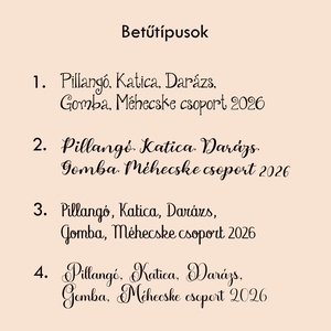 Névsor ovis bölcsis ballagó tarisznyába - személyre szabható digitális kép - játék & sport - ovis felszerelés - óvodai jelek - Meska.hu