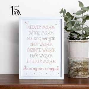 Motiváló, bátorító dekor print iskolásoknak A/4-es méretben (fotópapírra nyomtatva vagy keretezve)  - otthon & életmód - dekoráció - fali és függő dekoráció - falra akasztható dekor - Meska.hu