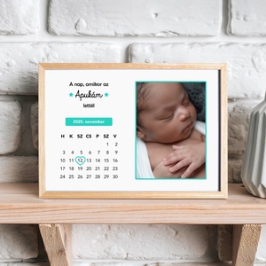 A nap, amikor az Apukám lettél - Szerkeszthető apák napi naptár grafika digitálisan, fotópapíron vagy keretezve - művészet - grafika & illusztráció - digitális - Meska.hu