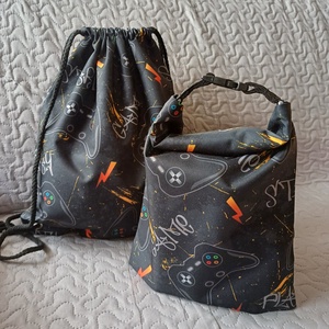 Tornazsák, lunch bag (ételhordó) szett - Meska.hu