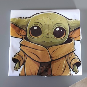 Egyedi-nyomtatott újraszalvéta, uzsonnacsamogoló, nylon zacskó helyettesítő Stitch, Dinoszaurusz - T-rex, Grogu - Meska.hu