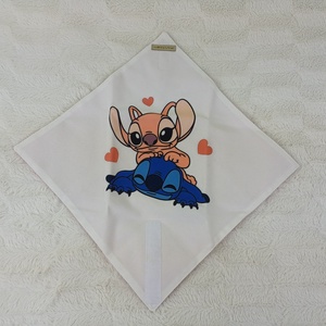 Egyedi-nyomtatott újraszalvéta, uzsonnacsamogoló, nylon zacskó helyettesítő Stitch (többféle) - táska & tok - uzsonna- & ebéd tartó - szendvics csomagoló - Meska.hu