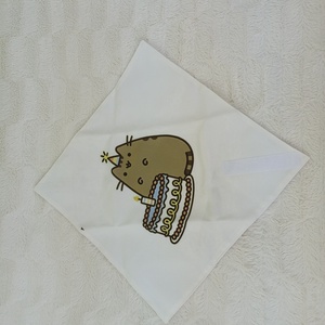 Egyedi-nyomtatott újraszalvéta, uzsonnacsamogoló, nylon zacskó helyettesítő Pusheen többféle - táska & tok - uzsonna- & ebéd tartó - szendvics csomagoló - Meska.hu