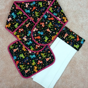 Konyhai szett, edényalátét, dupla sütőkesztyű, kéztörlő konyharuha - otthon & életmód - konyhafelszerelés, tálalás - konyhai textil - edényfogó & edényfedő - Meska.hu