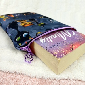 Könyvtok mancsos cipzárral, Könyv & Zene, Könyvtok, Varrás, MESKA