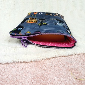 Könyvtok mancsos cipzárral - könyv & zene - könyvtok - Meska.hu