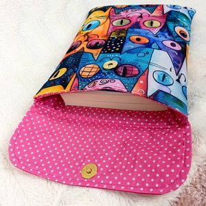 Könyvtok lehajtófedéllel, mágneskapoccsal - könyv & zene - könyvtok - Meska.hu