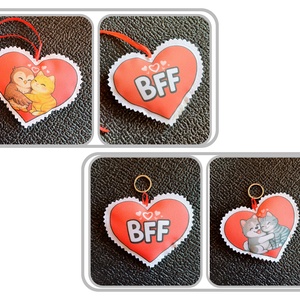 Valentin-napi illatos szívecskék  - táska & tok - kulcstartó & táskadísz - kulcstartó - Meska.hu