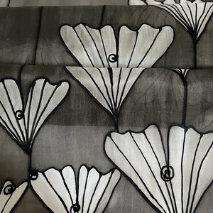 Fekete-szürke Sál - ruha & divat - sál, sapka, kendő - sál - Meska.hu