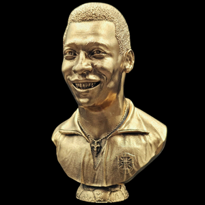 Pelé szobor, Művészet, Szobor, Kerámia, Festészet, Festett tárgyak, MESKA