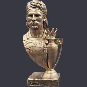 Szoboszlai Dominik Premier Liga kupagyőztes szobor - művészet - szobor - kerámia - Meska.hu