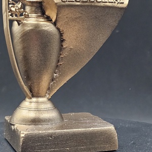 Szoboszlai Dominik Premier Liga kupagyőztes szobor - művészet - szobor - kerámia - Meska.hu