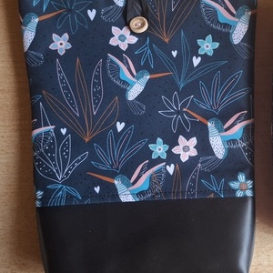 Könyvvédő tok - Kolibris - Meska.hu