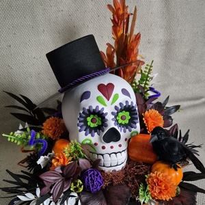 Halloweeni asztal dekoráció - Meska.hu