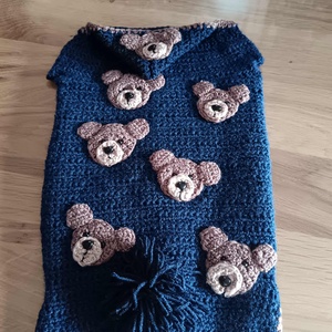 Horgolt kutyaruha, Otthon & Életmód, Kisállatoknak, Kutyáknak, Kutya ruházat, Horgolás, MESKA