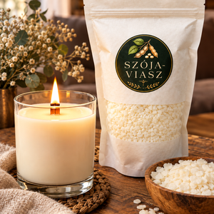 Szójaviasz 500g DIY alapanyag - kellékek & szerszámok - vegyes alapanyag - gyertya alapanyag - szójaviasz gyertya alapanyag - Meska.hu