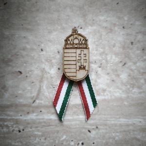 Kokárda, Ékszer, Kitűző és Bross, Famegmunkálás, MESKA