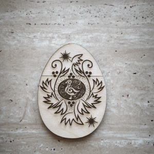 Húsvéti pénzátadó, Ünnepi díszek, dekorációk, Húsvéti díszek és dekorációk, Húsvéti ajándékátadó, Famegmunkálás, MESKA