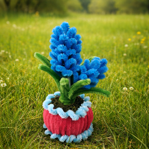 Zsenília drótból készült virág, , Mindenmás, MESKA