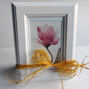 Sokáig gyönyörködtető akvarell virágok - Magnolia sorozat -  - Meska.hu