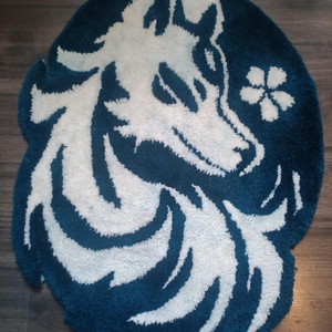Egyedi kitsune szőnyeg. , Otthon & Életmód, Lakástextil, Szőnyeg, Más típusú szőnyeg, , MESKA