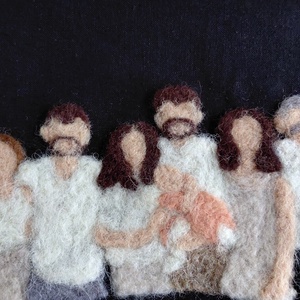 Könyvboritó nemezképpel - Meska.hu