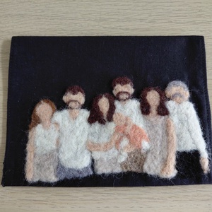 Könyvboritó nemezképpel -  - Meska.hu